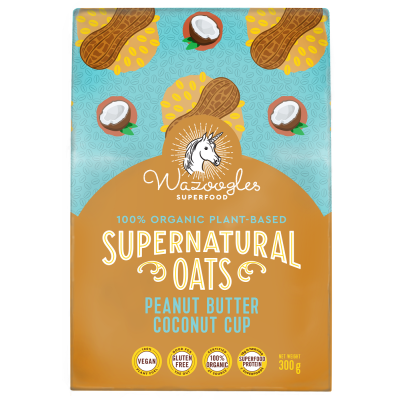 Wazoogles Supernatural Oats - Peanut Butter Coconut Cup - 300g
