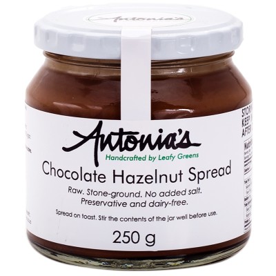 Antonia's Raw Stoneground Chocolate Hazelnut Spread 