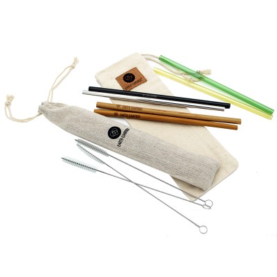 Earth Warrior Reusable Straw Set