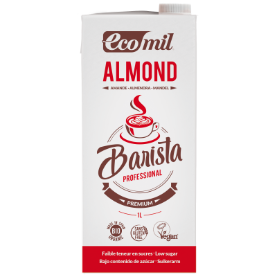 Ecomil Organic Barista Almond Milk Low Sugar