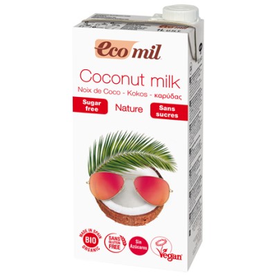 Ecomil Organic Coconut Milk Sugar Free