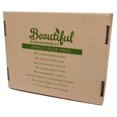 Beautiful Biodegradables Family Value Pack