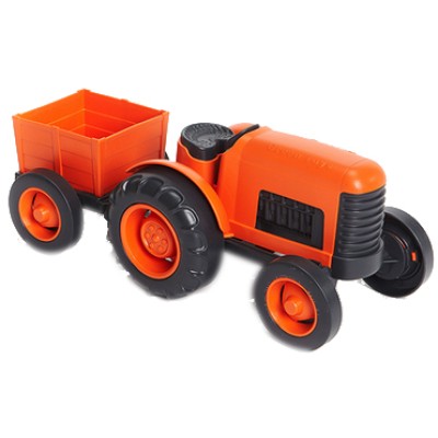 Green Toys Tractor - Orange