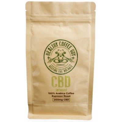 Healthy Coffee Guy CBD Infused Espresso Coffee