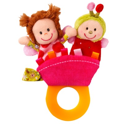 Lilliputiens Liz & Ladybird Teething Rattle
