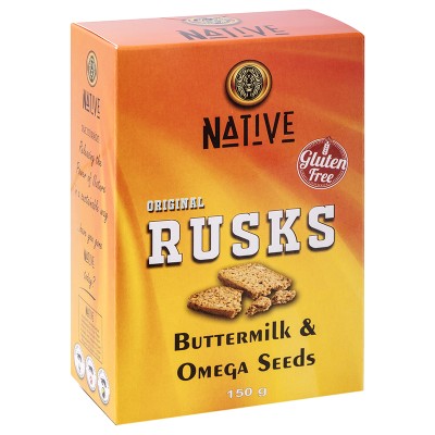 Native Gluten-Free Buttermilk & Vanilla Rusks 
