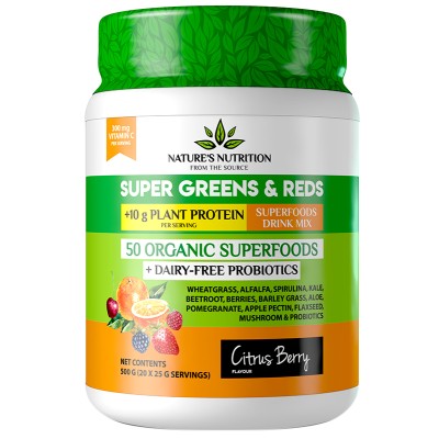 Nature's Nutrition Super Greens & Reds - Citrus Berry