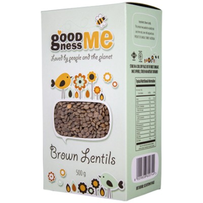 Goodness Me Brown Lentils 