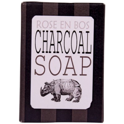 Rose en Bos Activated Charcoal Bar Soap