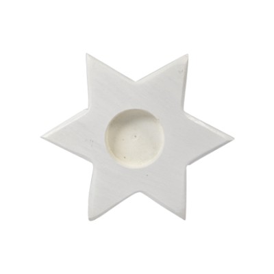 African Decor & Design Wooden Star Candle Set