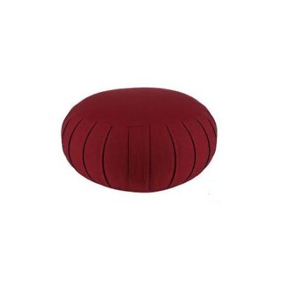 Red Cotton Round Meditation Cushion