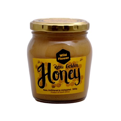 Raw Golden Honey Wild Flower