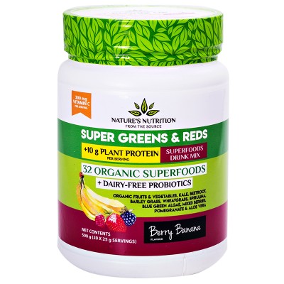 Nature's Nutrition Super Greens & Reds - Berry Banana 