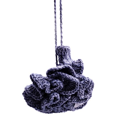 String Greens Shower Scrubby Bamboo - Anvil