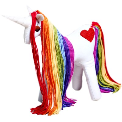 Soulplay Rainbow Unicorn - Red Heart