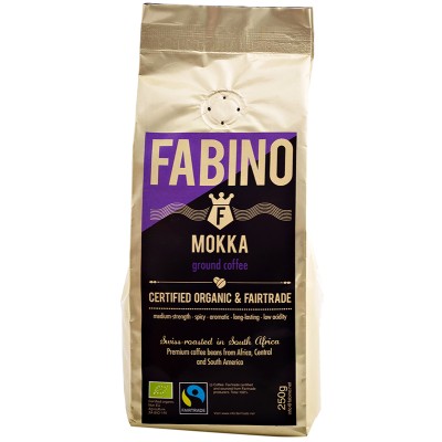 Fabino Organic Fairtrade Ground Coffee - Mokka