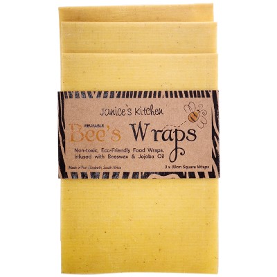 Janice’s Kitchen Bee’s Wraps - Unbleached Calico