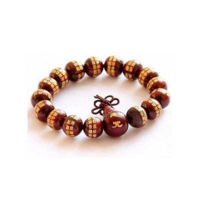 Billy the Bee Rosewood Buddhist Prayer Bracelet