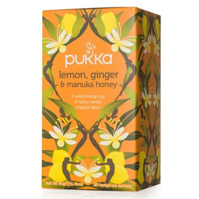 Pukka Lemon, Ginger and Manuka Honey Tea