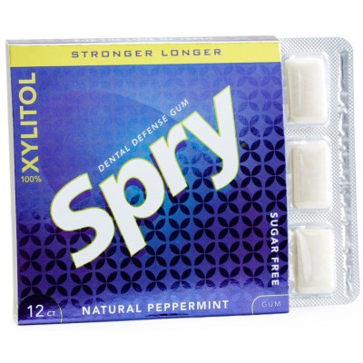 Spry Xylitol Gum - Peppermint