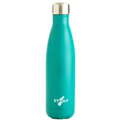 Steely Insulated Water Bottle - Jade Green