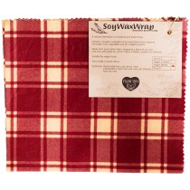 6 Degrees East Soy Wax Bread Wrap - Red