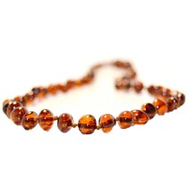 Baltic Amber for Africa Cognac Teething Necklace