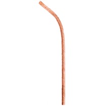 EbonyMoon Copper Drinking Straw Etched Bent