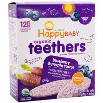 Happy Baby Teethers - Blueberry & Purple Carrot