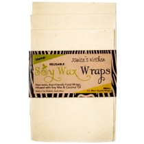 Janice's Kitchen Soy Wax Wraps - Unbleached Organic Hemp