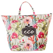 Living Eco Recycled Plastic Bottle RPET Beach Bag - Cactus 
