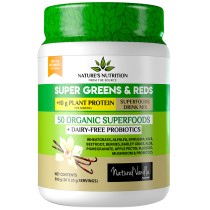 Nature's Nutrition Super Greens & Reds & Protein Vanilla