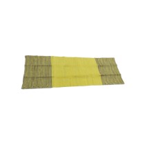 Aryuvastra Ayurvedic Yoga Mat - Moss Green/Yellow