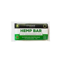 O'Natural Raw Chocolate Bar - Hemp Protein
