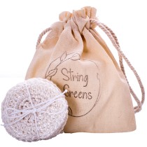 String Greens Reusable Face Rounds - Vanilla