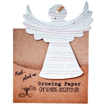 Growing Paper Christmas Decorations - Angel