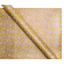Eco Wrapping Paper - Yellow & White Flowers