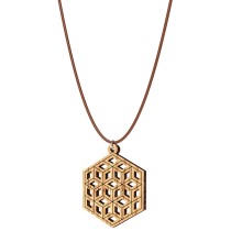 The Artists Sacred Geometry HoneyComb Pendant