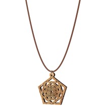 The Artists Sacred Geometry Spiral Pentagon Pendant