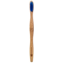 The Earth Brush Bamboo Toothbrush Adult - Medium Blue