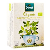 Dilmah Organic Green Tea with Mint