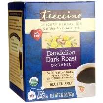 Teeccino Chicory Tea Dandelion Dark Roast