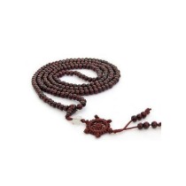 Billy the Bee Japamala Wrist Wrap Sandalwood (Red & Purple)