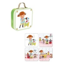 Janod Lou Plays Veterinary Puzzle