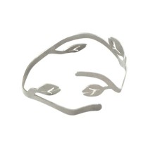 Black Sunbird Napkin Rings Wild Leaves