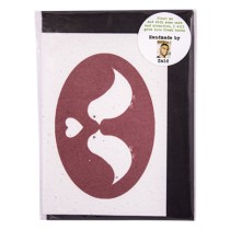 Valentine's Day Card - Kissing Pigeons